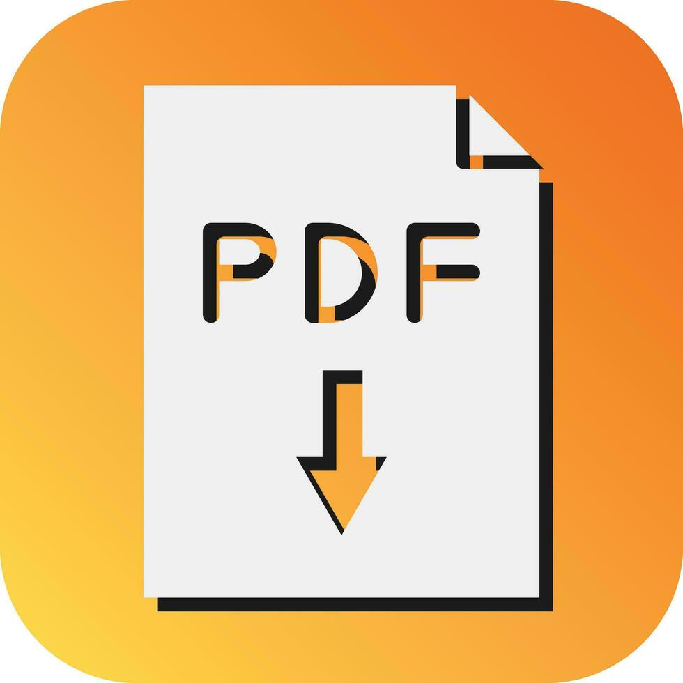 Download PDF Vector Glyph Gradient Background Icon For Personal And Commercial Use.