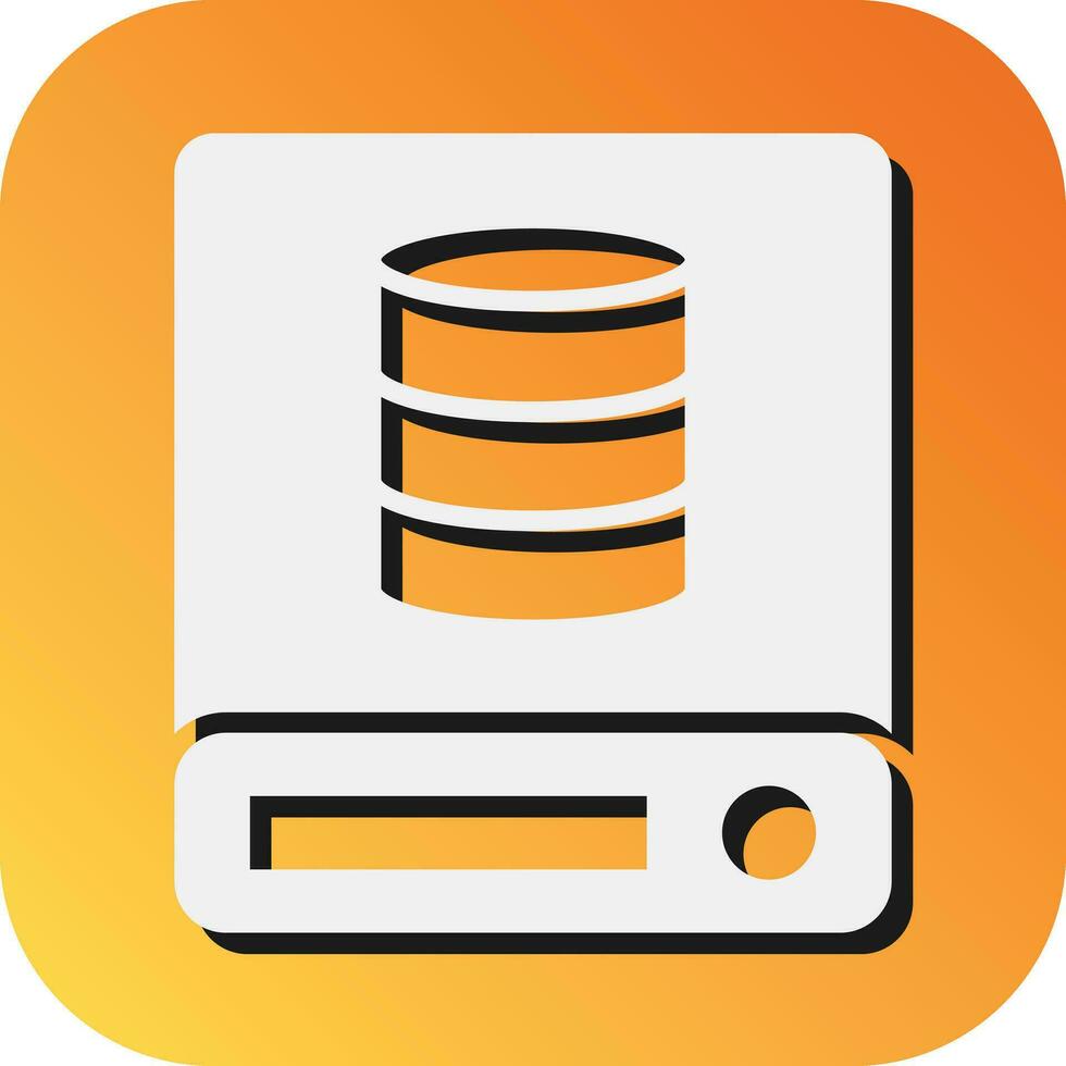 Data Network Vector Glyph Gradient Background Icon For Personal And Commercial Use.