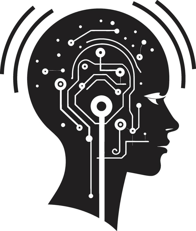 Cognitive Tech AI Logo Vector AI Fusion Nexus Logo Designing