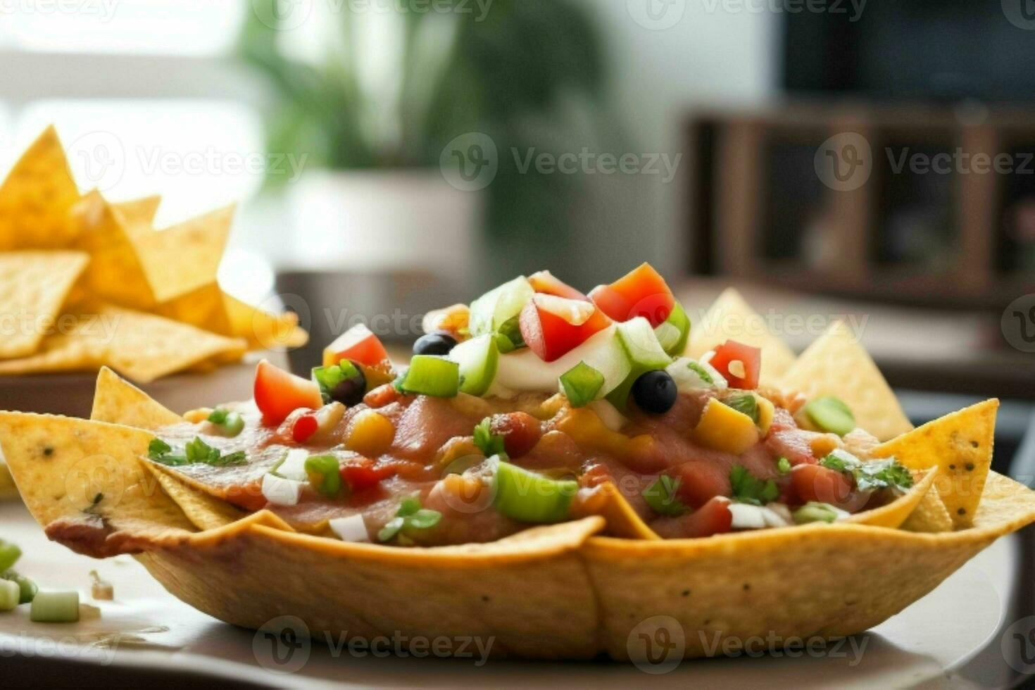 AI generated Nachos. Pro Photo