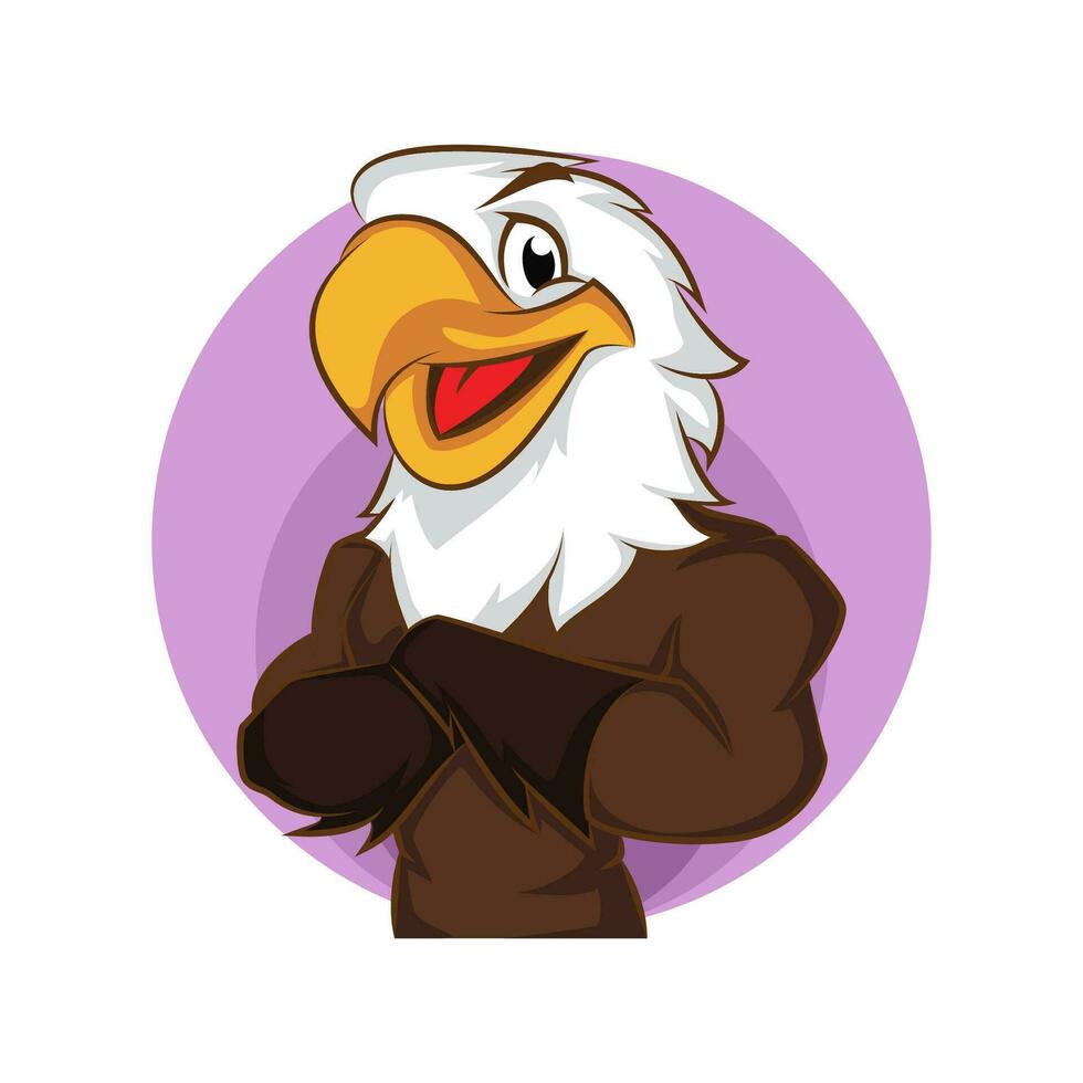 eagle vector. animal cartoon illustration vector