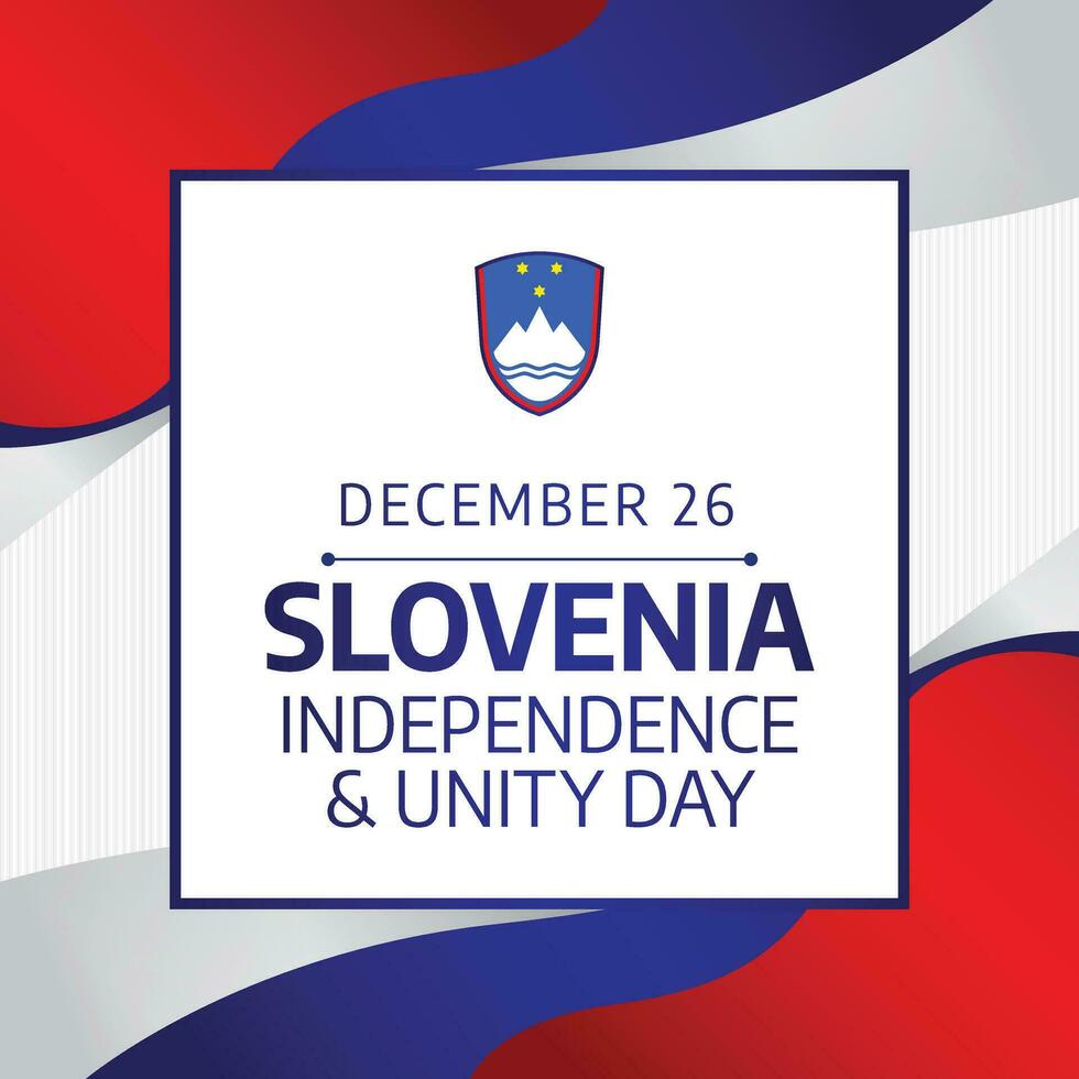 Slovenia Pride. Vector Design Template for Independence and Unity Day Celebrations. Vector EPS 10 Included.