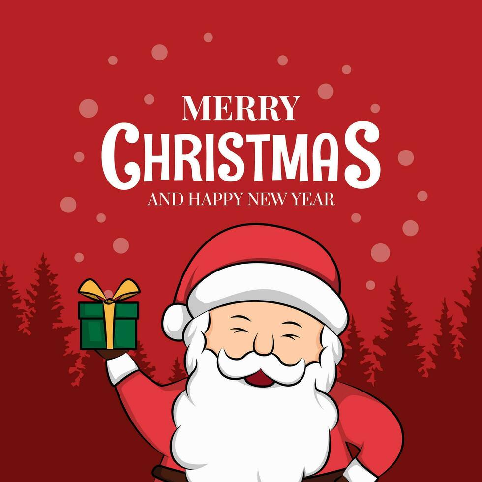 merry christmas day. happy new year banner vector