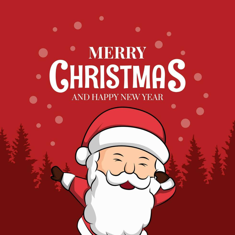 merry christmas day. happy new year banner vector