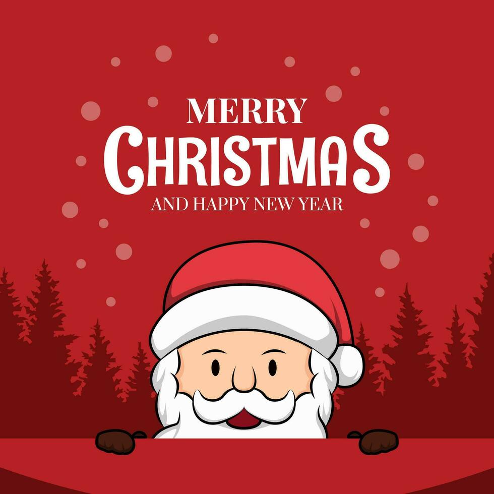 merry christmas day. happy new year banner vector