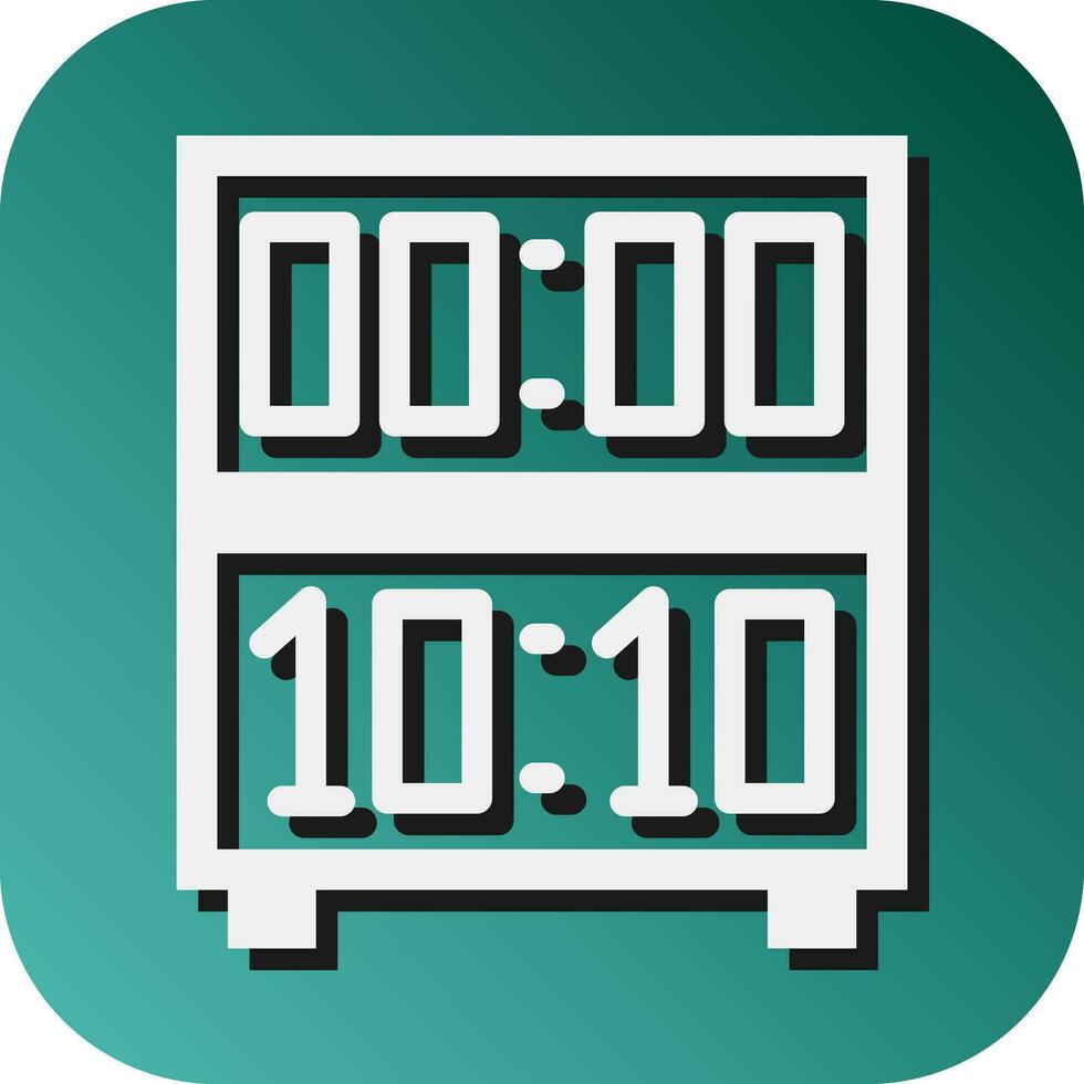 Flip Vector Glyph Gradient Background Icon For Personal And Commercial Use.