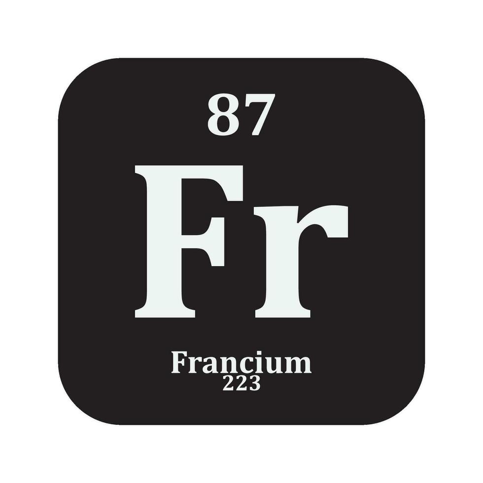 francio química icono vector