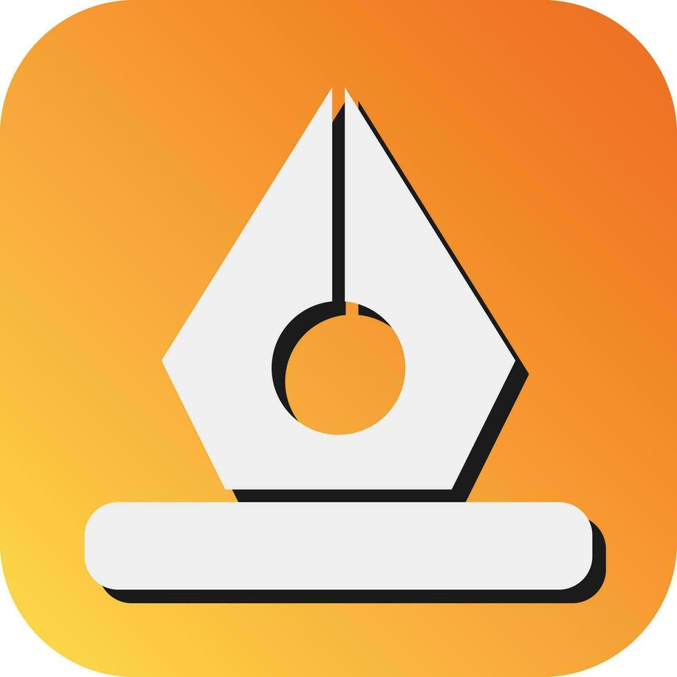 Anchor Point Vector Glyph Gradient Background Icon For Personal And Commercial Use.