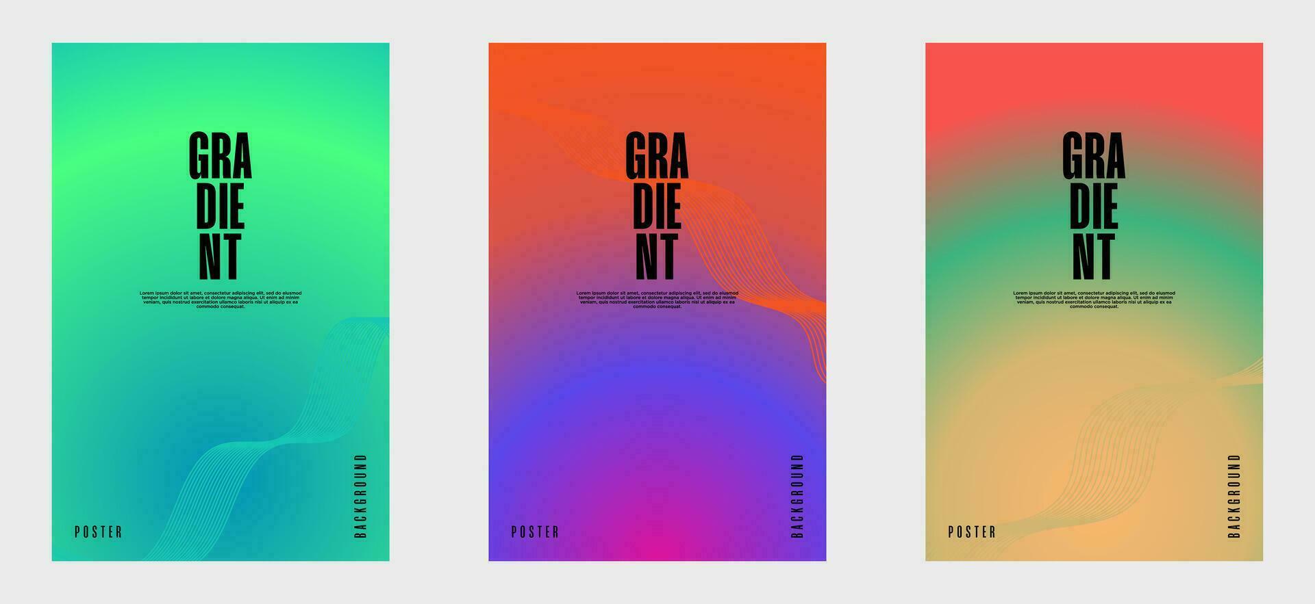 Collection of creative cover or poster concepts in modern minimalist style for corporate identity, branding, social media advertising, promos. Minimalist cover design vector