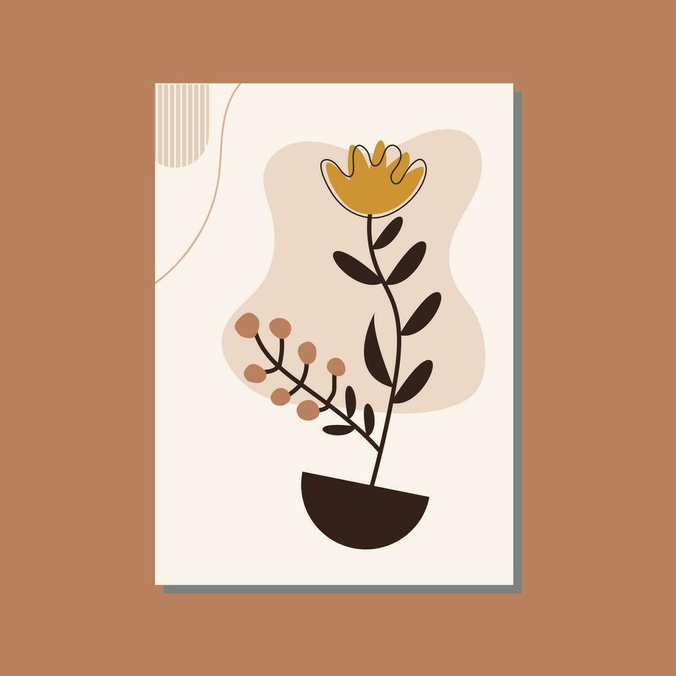 Boho wall art illustration 35206804 Vector Art at Vecteezy