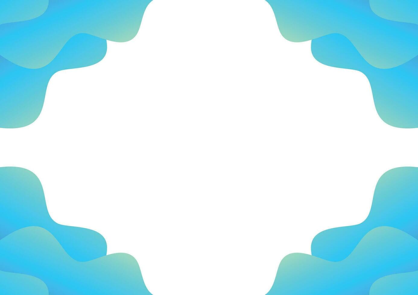 abstract blue gradient style white background vector