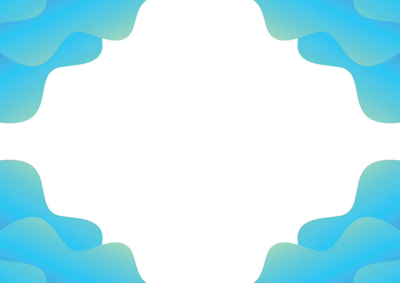 abstract blue gradient style white background vector