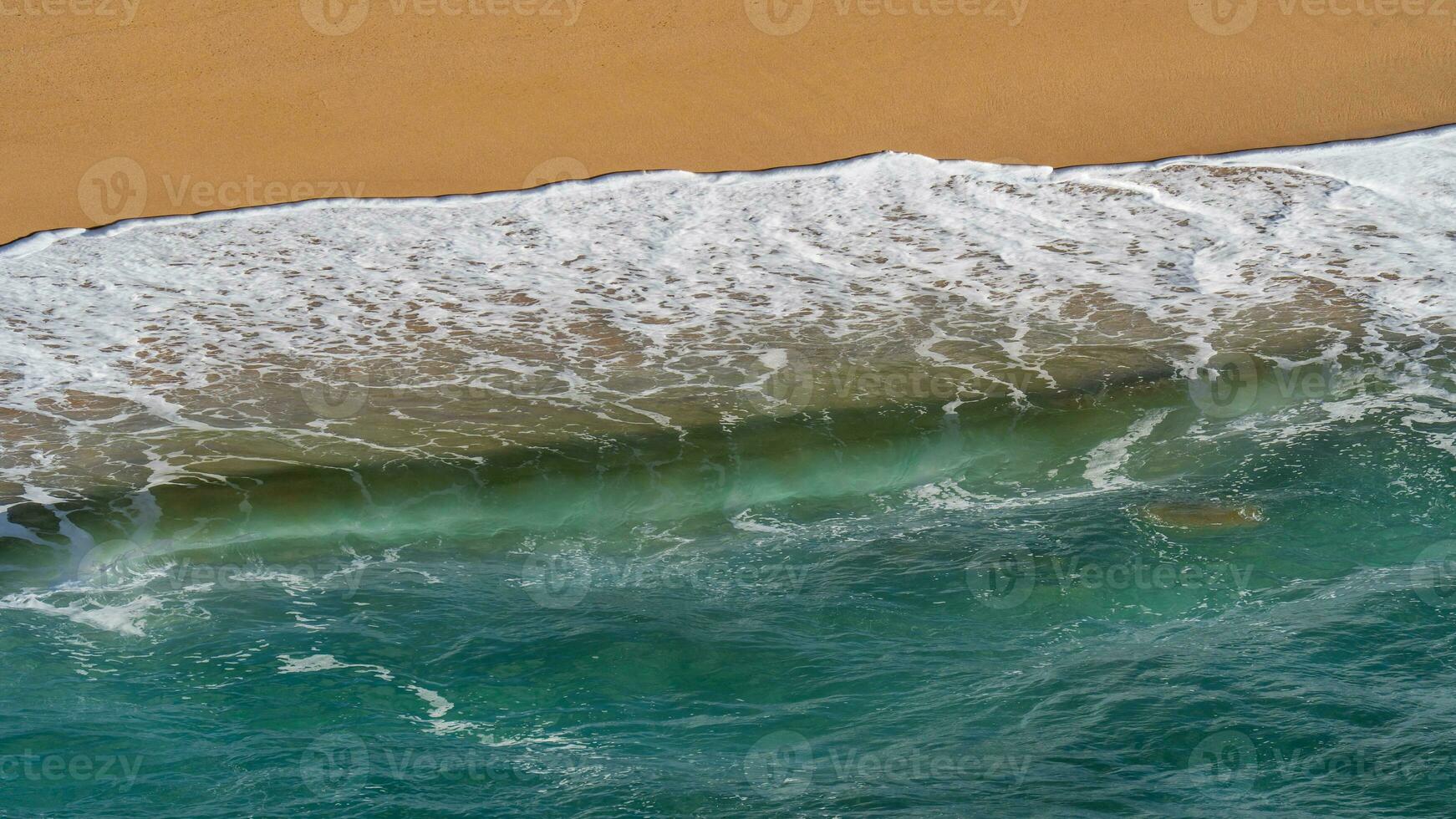 Waves on the beach photo