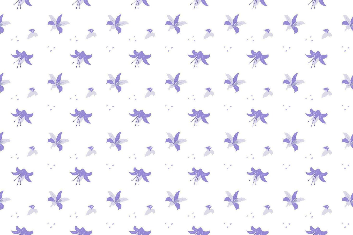 A purple flower as seamless pattern background vector