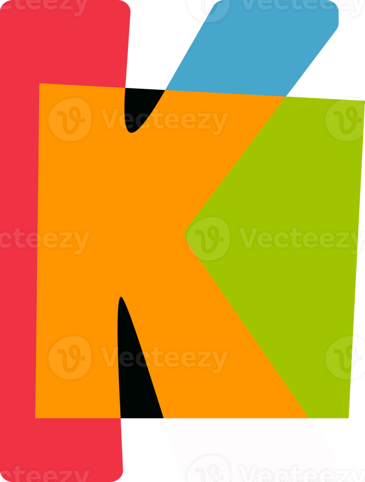 Alphabet in paper style ransom png letter. Flat colorful Anonymous Note Font. Latin Letter funny symbol. Childish hand drawn letter. Cut out.