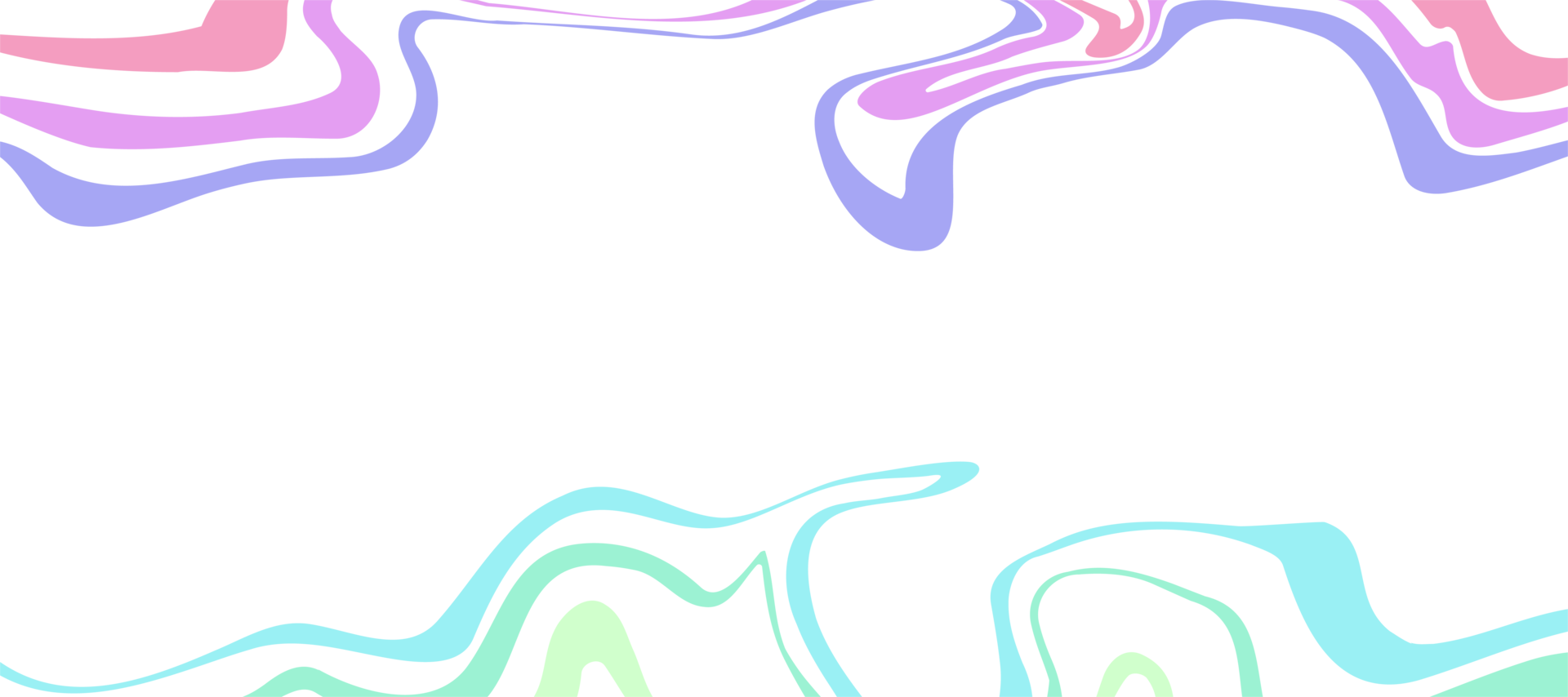 abstract colorful liquid psychedelic banner frame transparent background png
