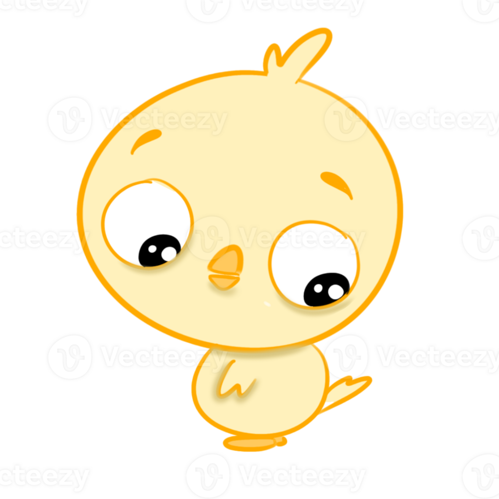 Lonely little chick png