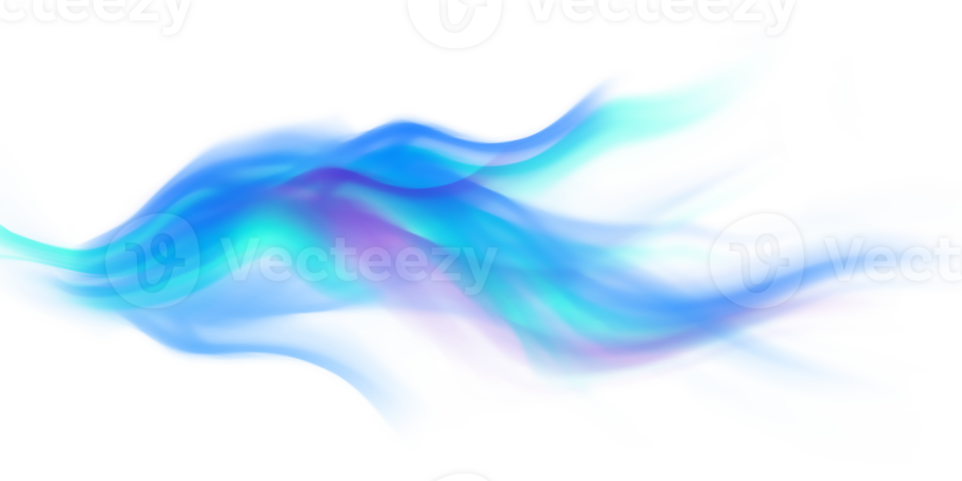 colorful wavy smoke effect png