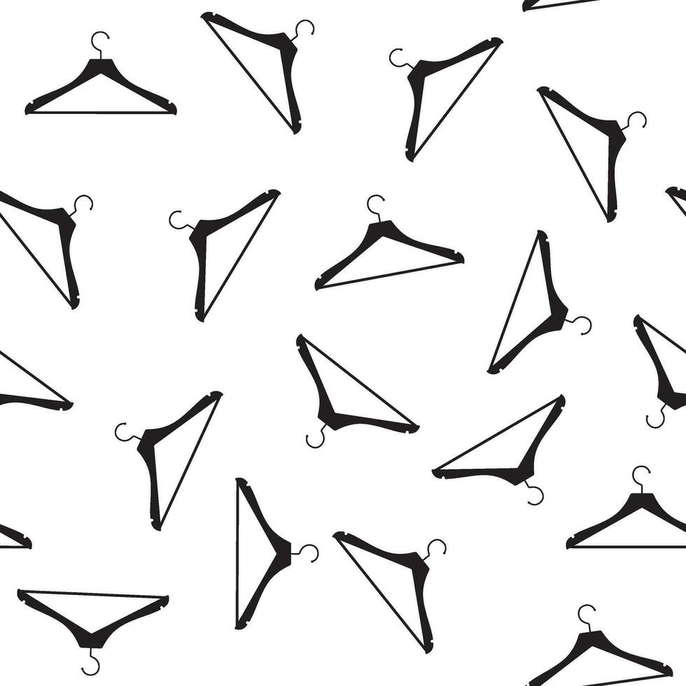 Different Types Of Clothes Hanger Silhouette Vector Illustration Different Types Of Clothes Hanger Silhouette Vector Illustration