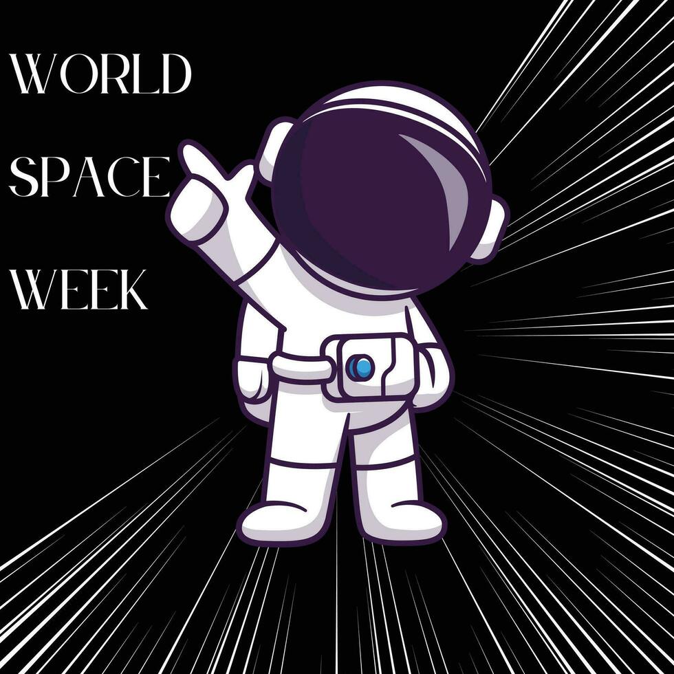 mundo espacio semana vector