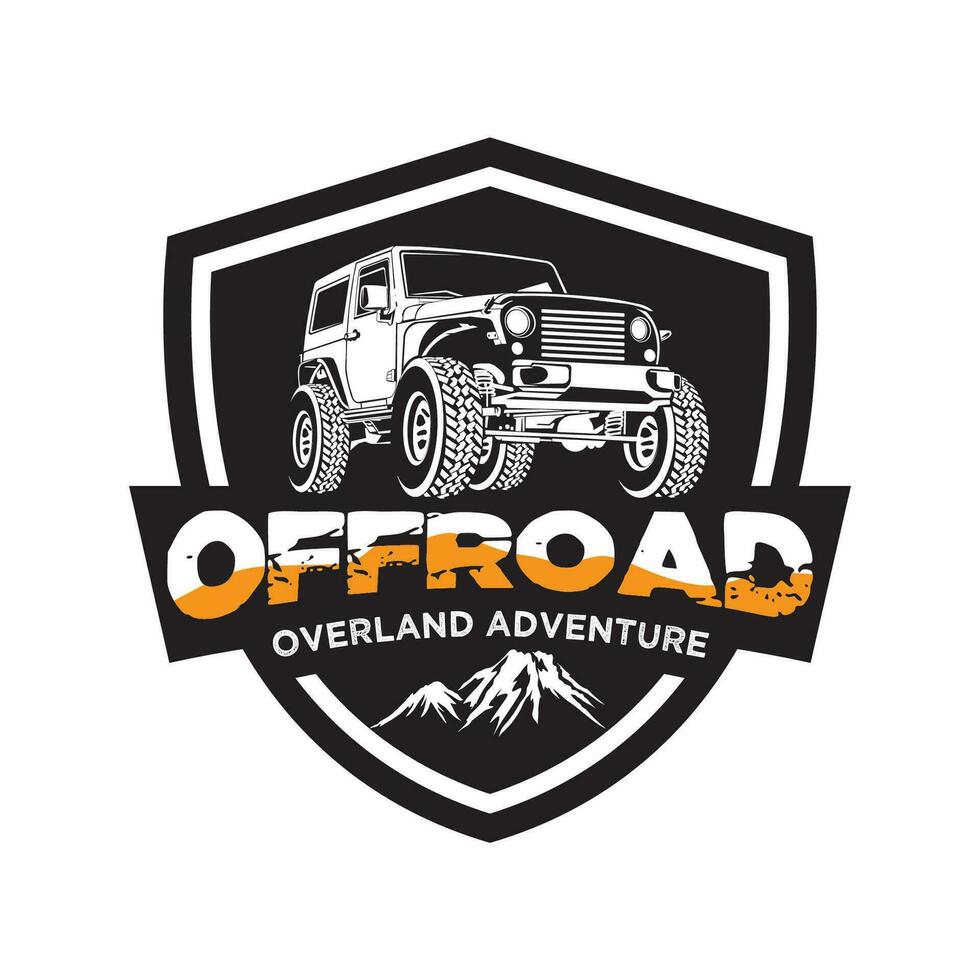 Off road Adventure vehicle vector illustration, perfect for t shirt design