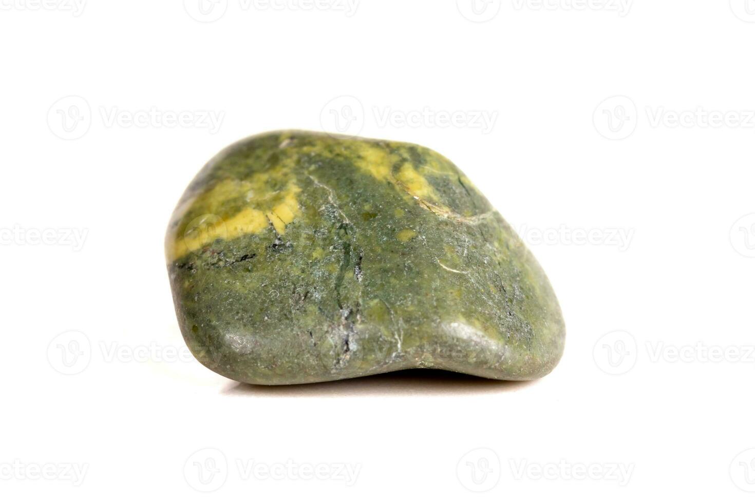Macro mineral stone jasper on a white background photo