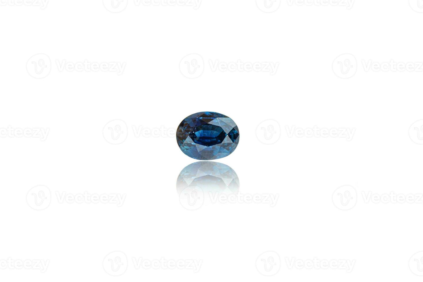 macro stone Sapphire mineral on a white background photo