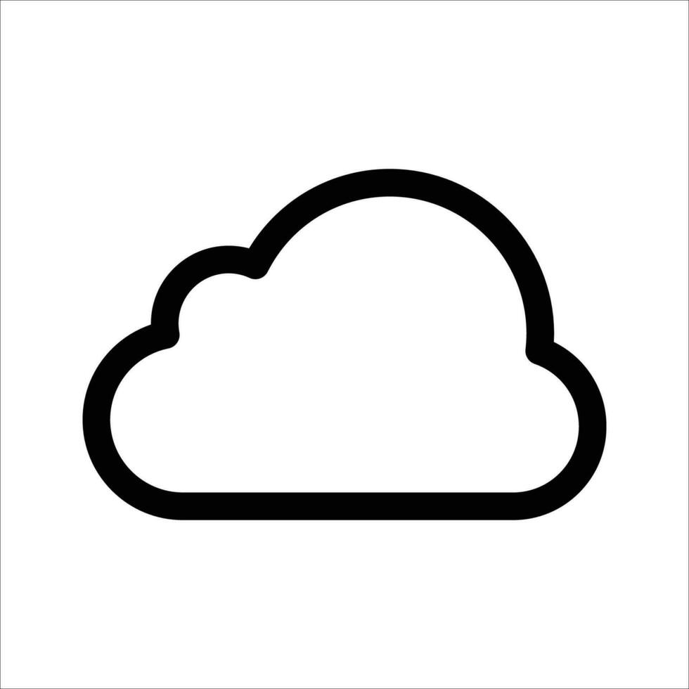 nube temporada pronóstico icono diseño vector