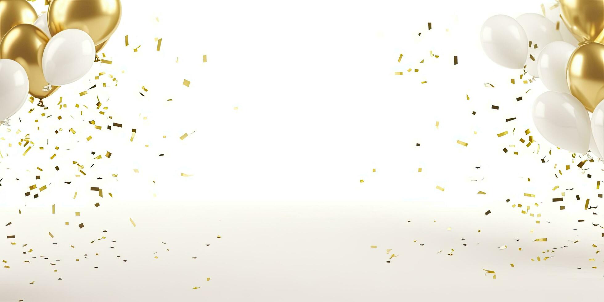 AI generated Balloon on white background. AI Generated photo