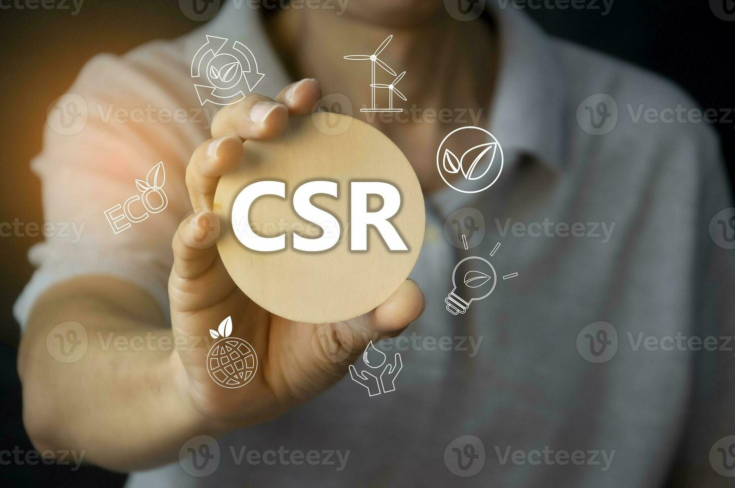 CSR or Corporate Social Responsibility Or as it is understood, it is the source of society. photo