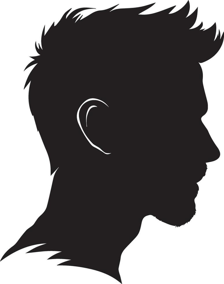 hombre perfil vector silueta ilustración 5 5