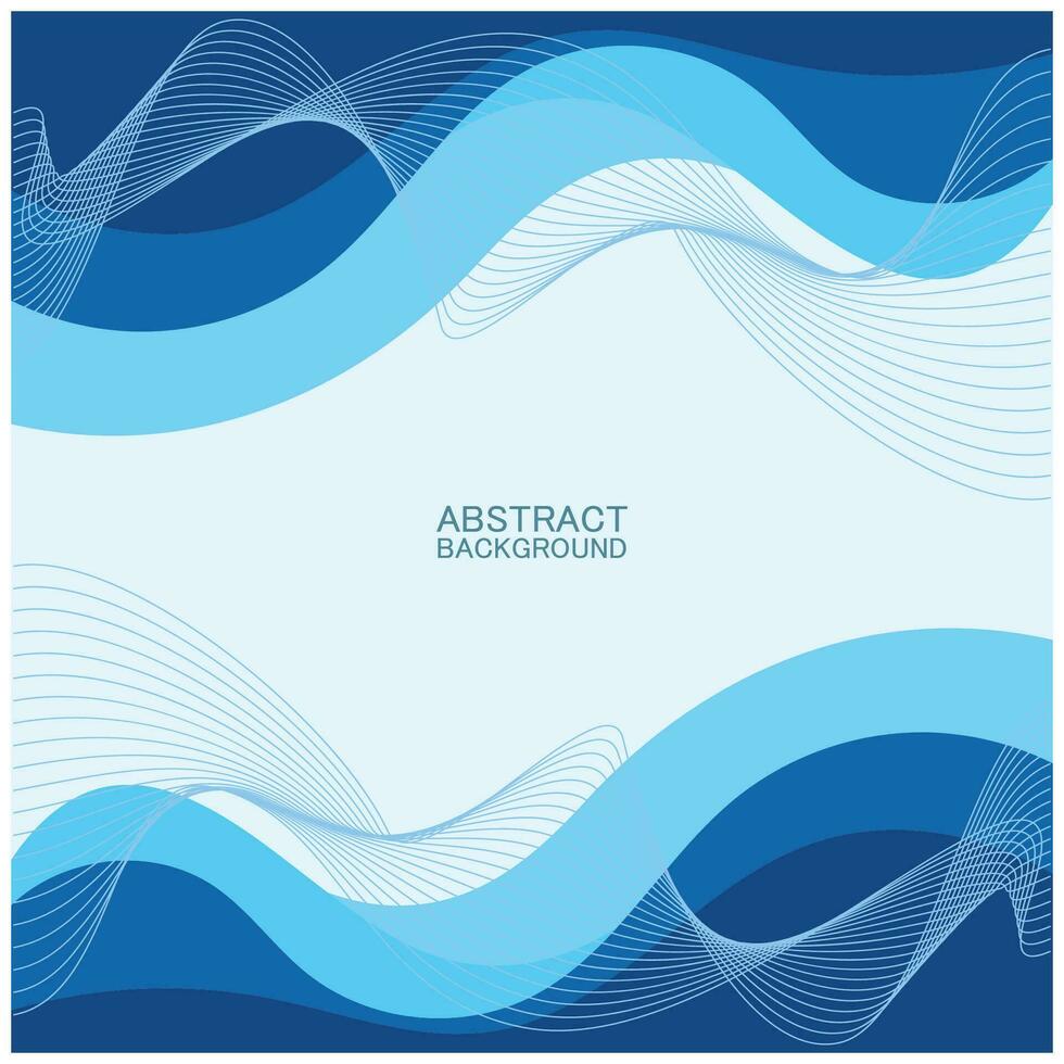 Abstract beach wave background design with blue vector combination, concept design for book cover, wallpaper, swimming pool, marine, lake