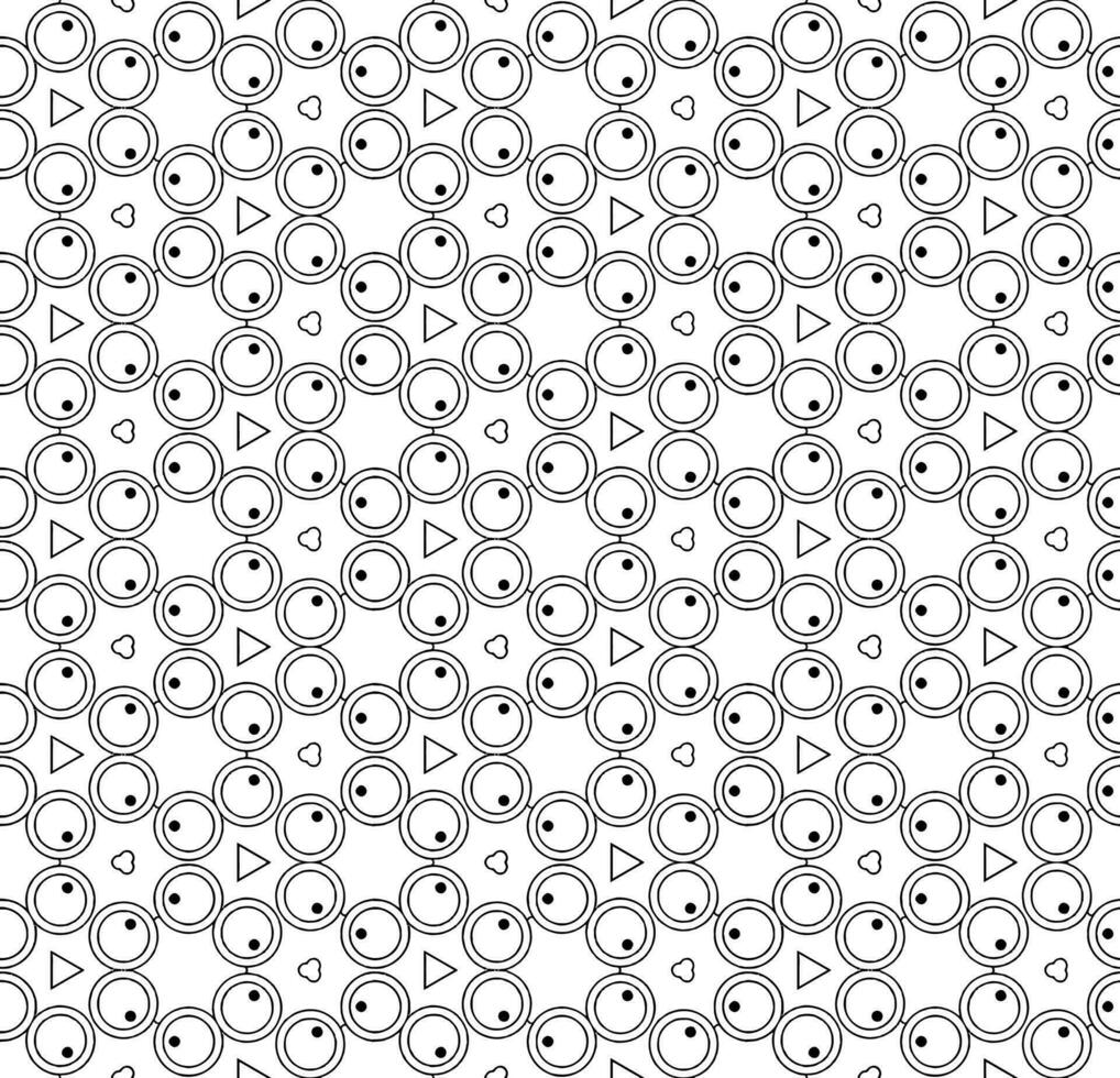 Black and white seamless abstract pattern. Background and backdrop. Grayscale ornamental design. vector