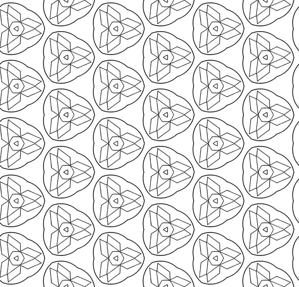 Black and white seamless abstract pattern. Background and backdrop. Grayscale ornamental design. vector