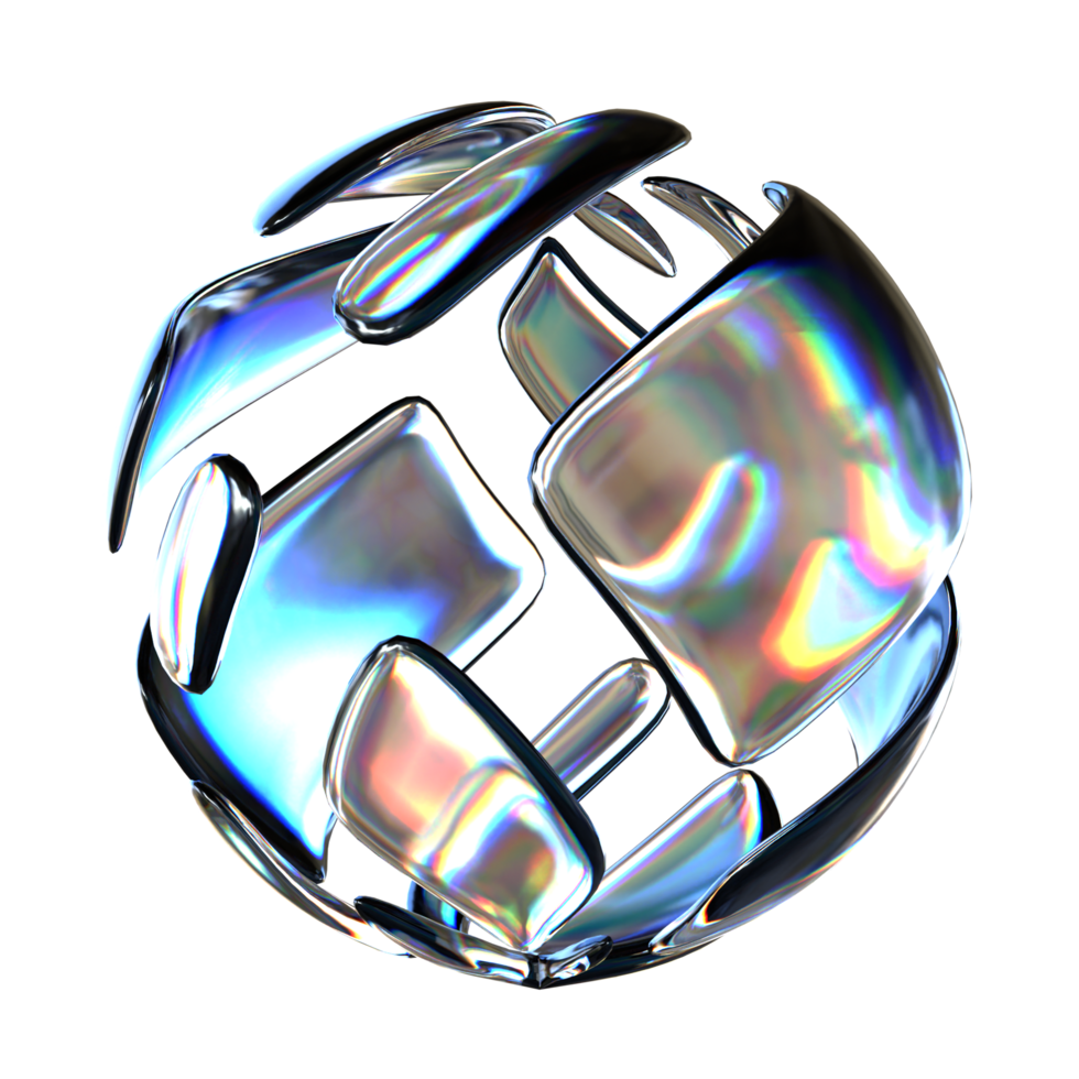 Abstract Shape 3D Illustration png