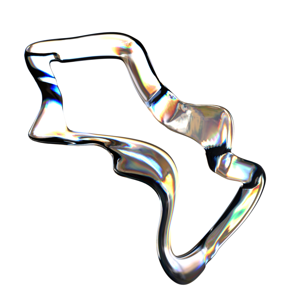 Abstract Shape 3D Illustration png