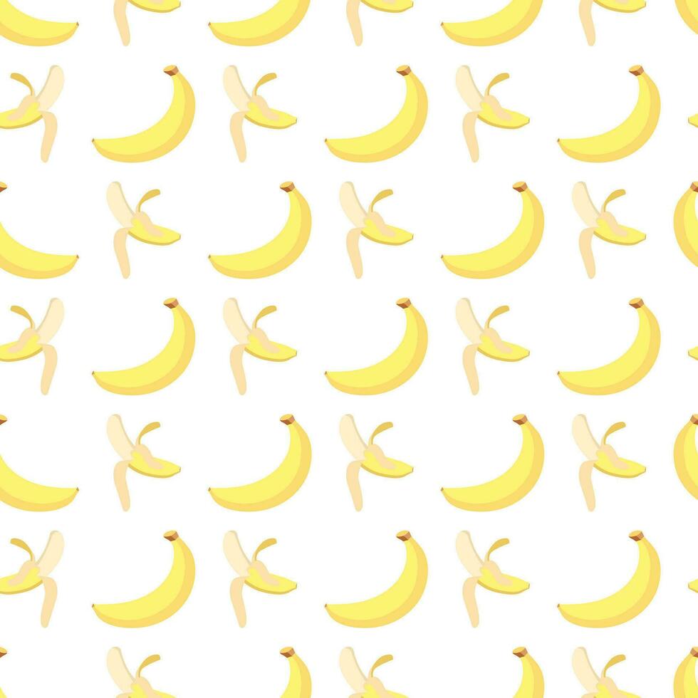 Bananas seamless pattern vector