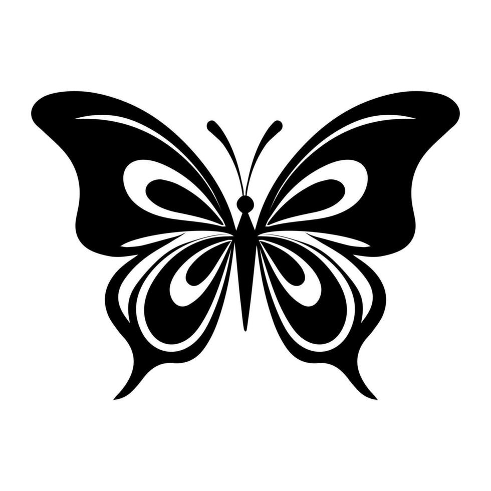 Butterfly Black Vector 35217109 Vector Art at Vecteezy