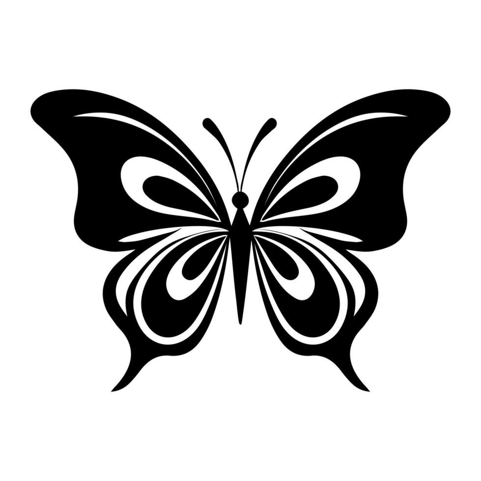 Butterfly Black Vector