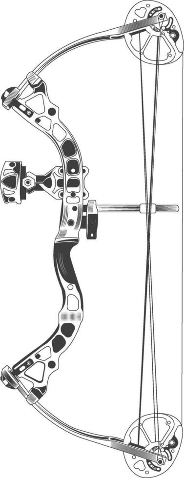 compound bow Vector