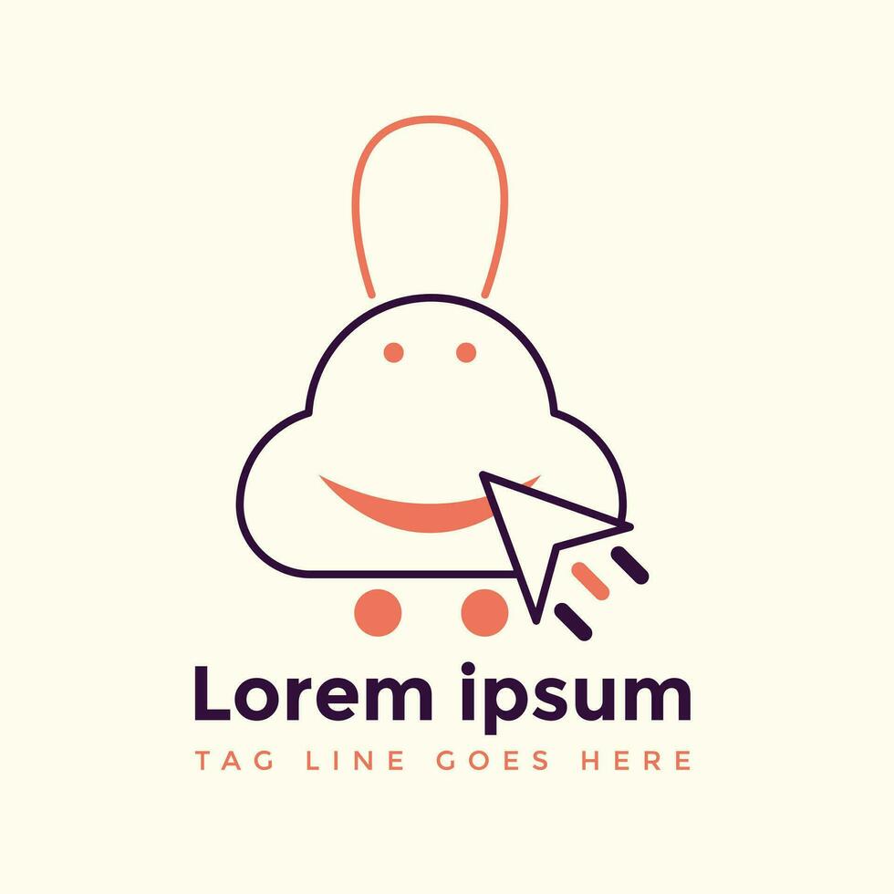 Free Vector Online Store Logo Template