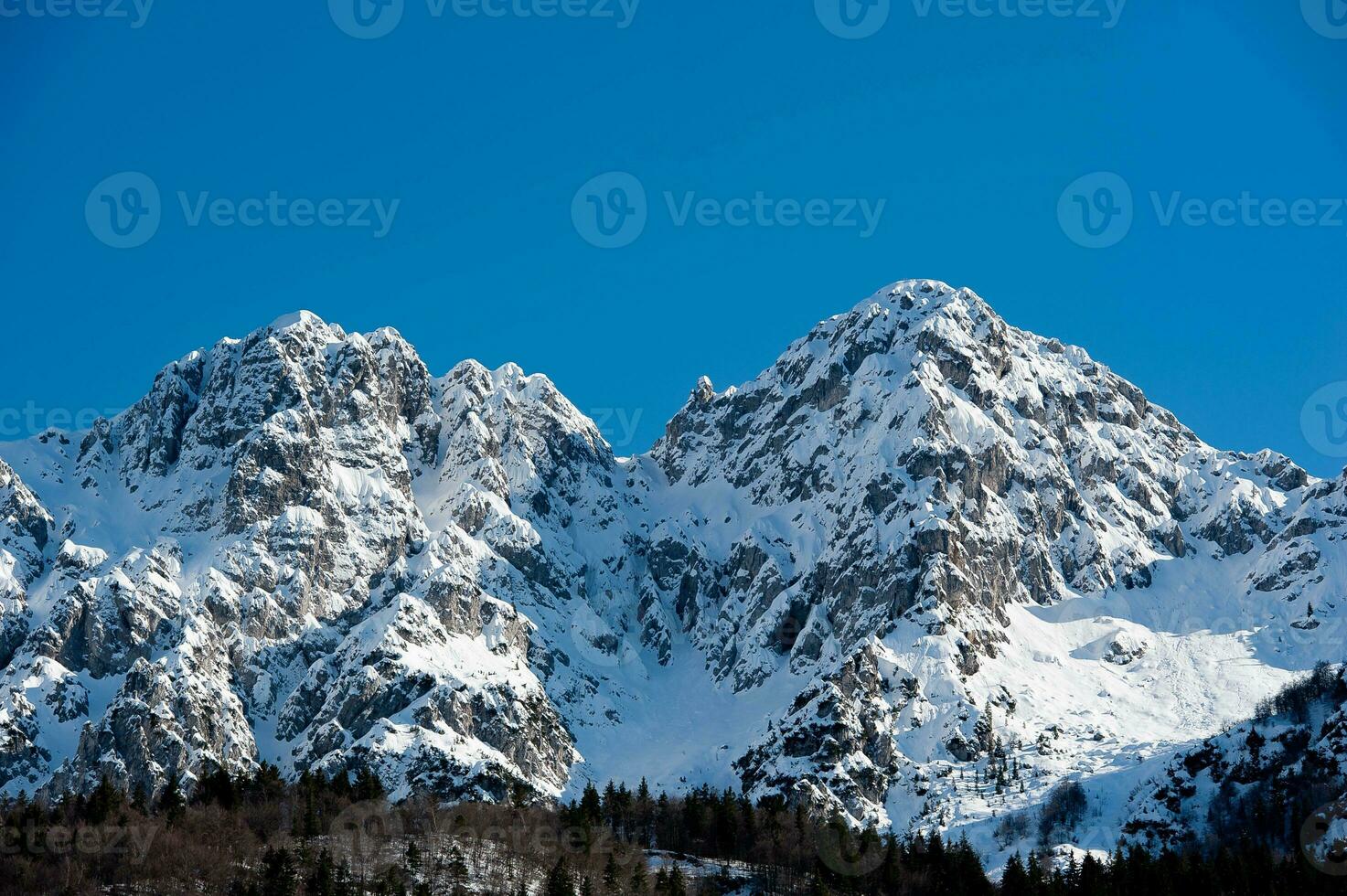 Monte Alben after the snowfall photo