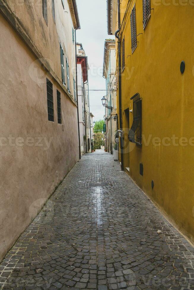 Sirolo is a picturesque town situated along the Adriatic coast in the Marche region of Italy. Known for its stunning beaches, clear blue waters, and charming historic center. photo