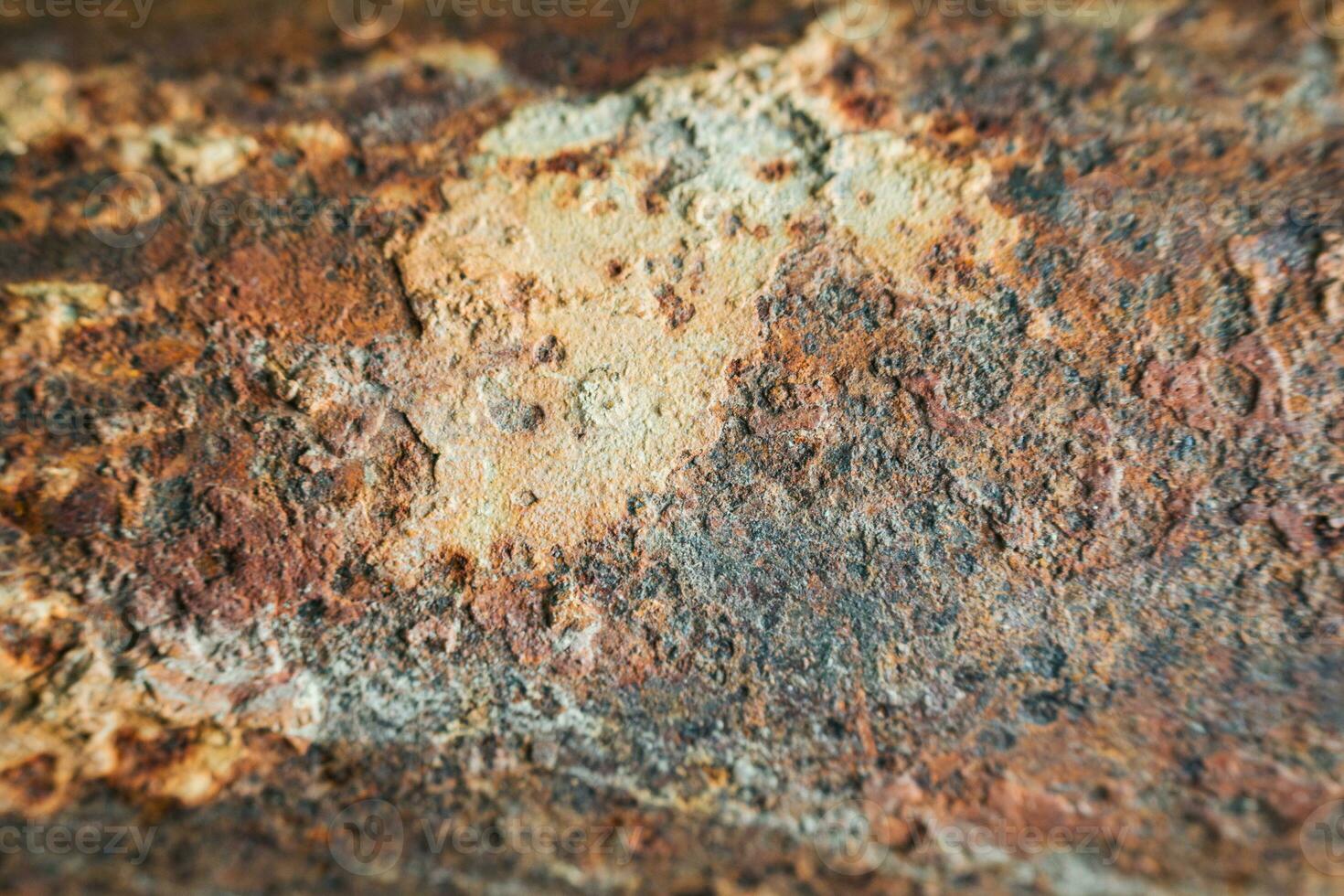 Grunge corrode rust iron oxidized metal textured background photo