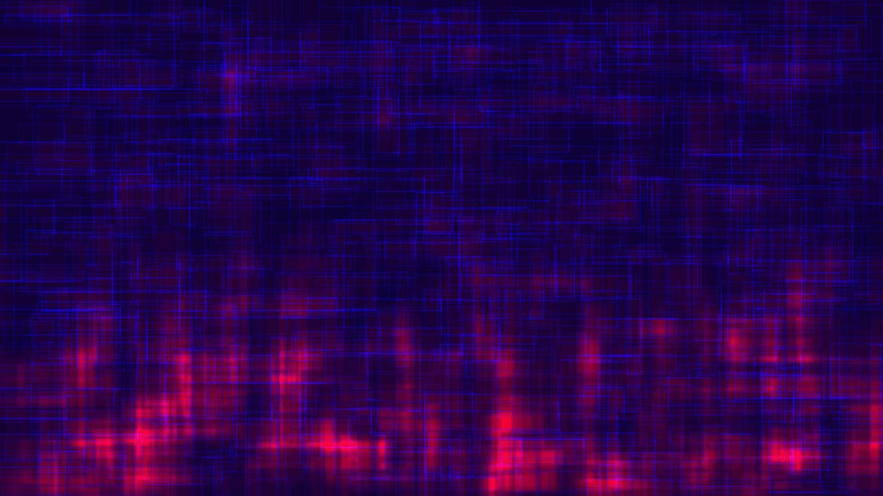 resumen geométrico antecedentes de azul rayas y rojo resplandor a el fondo en oscuro antecedentes. vector ilustración.