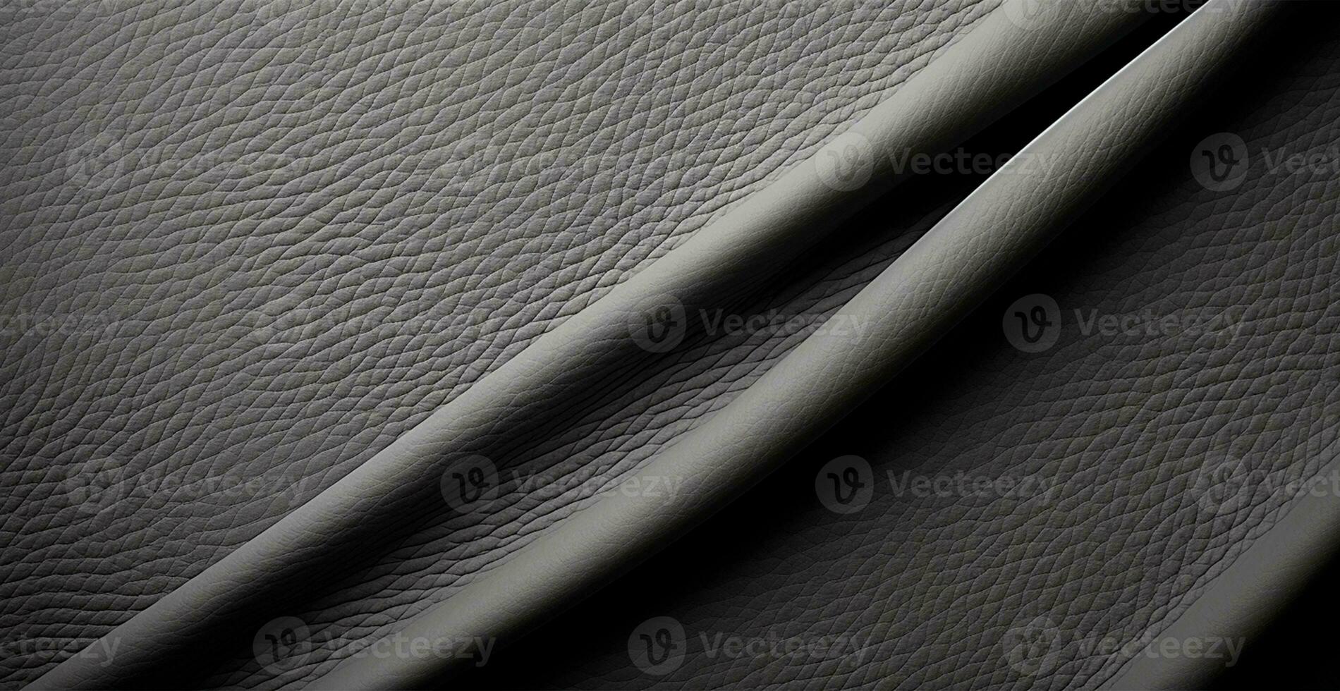 AI generated White expensive luxury premium genuine leather - AI generated panoramic image photo
