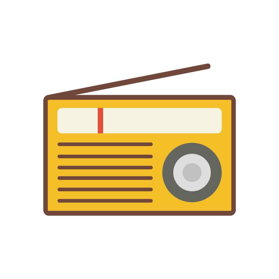radio icon design vector template