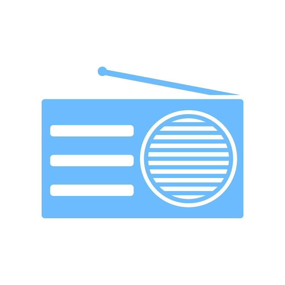 radio icon design vector template