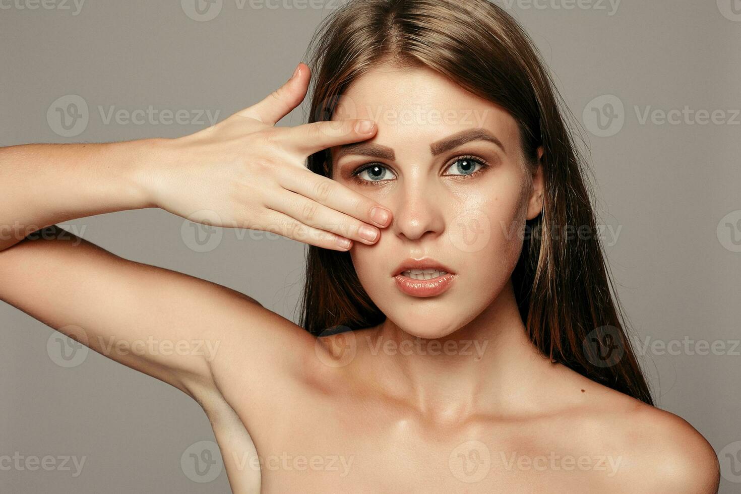 Beauty Woman face Portrait. photo