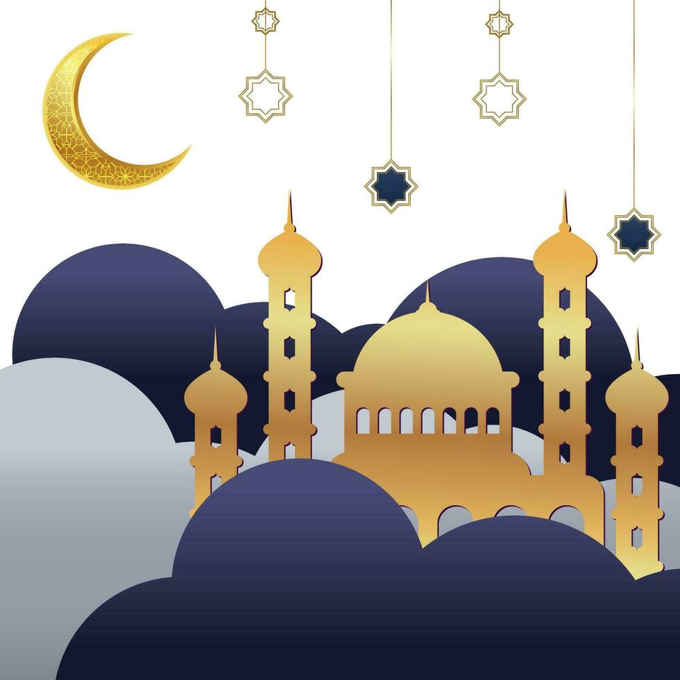 Night Regaip muslim holiday vector